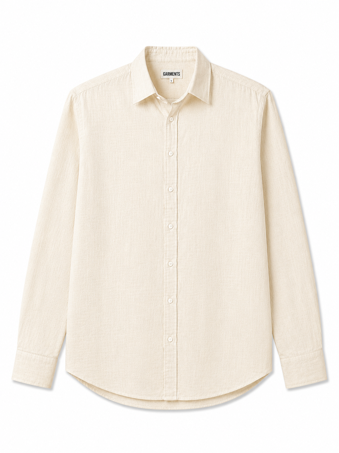 Sand Beige Linen Shirt