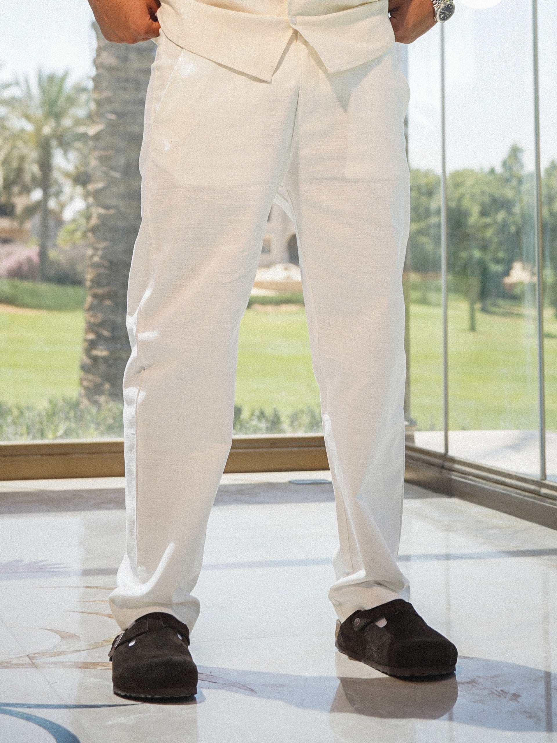 White Linen pants