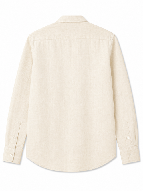 Sand Beige Linen Shirt